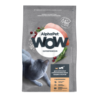 AlphaPet WOW сухой корм для стерилизованных кошек c Цыпленком