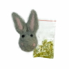 Игрушка для кошек Ecopet Заяц с кошачьей мятой фетр 7 см