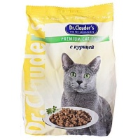 Dr. Cluader's cухой корм  с КУРИЦЕЙ для кошек, 15 кг