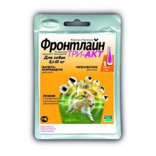 Фронтлайн Три-Акт для собак от 5,1 до 10 кг (1 пип/уп)