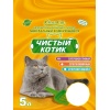 Наполнитель для кошачьих туалетов "Чистый котик" минеральный комкующийся 5 л.