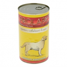 PROLAPA консервы говядина в соусе для собак, 1,24 кг