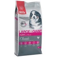 Blitz Puppy Classic сухой корм для щенков кр. пород Курица