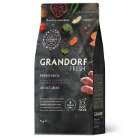 GRANDORF FRESH DOG Duck MINI сухой корм для собак мелких пород, утка, батат
