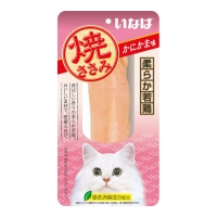 INABA лакомство для кошек Yakisasami куриное филе cо вкусом краба, 26 г