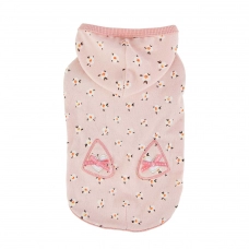 PINKAHOLIC Футболка с капюшоном для собак "Fiorella", розовая
