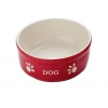 Миска Nobby Dog керамика с рисунком красная