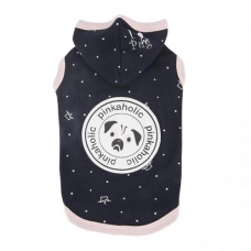 PINKAHOLIC Толстовка с капюшоном для собак ROYAL PUG, синяя