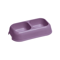 Миска пласт.двойная 0,7л FERPLAST Party 16