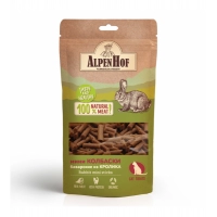 AlpenHof Лакомство Мини колбаски баварские из кролика для кошек 50г