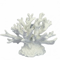 AQUA DELLA Декорация для аквариума "Коралл Pillar", белый, 15x11,5x12см