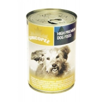 CHICOPEE Chicken Turkey консервы для собак (курица + индейка), уп. 4,8 и 14,8 кг