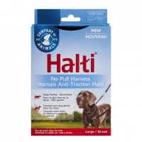 COA Шлейка для собак препятствующая натяжению "HALTI No Pull", черная