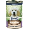 ХэппиДог Natur Line Консервы для щенков, Телятина с индейкой, 0,410 кг 72241