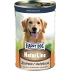 ХэппиДог Natur Line Консервы для собак, Ягненок с индейкой, 0,410 кг 72243