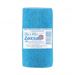 LUXAN Бинт самофиксирующийся с горькой пропиткой (Люксан), 10х450 ГОЛУБОЙ