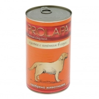 PROLAPA консервы ягненок в соусе для собак, 1,24 кг