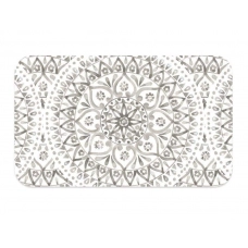 TARHONG Коврик под миски "Boho Medallion", бежевая с рисунком, 48х29см