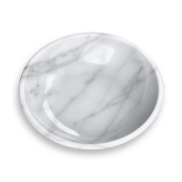 TARHONG Миска для животных "Carrara Marble", белый мрамор, 19,7х19,7х6,4см (700мл)