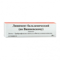 Линимент бальзамический (по Вишневскому) линимент, уп. 30 гр.