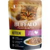 Mr.Buffalo KITTEN пауч.для котят Индейка на пару в соусе