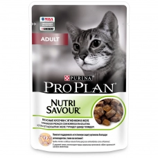 Pro Plan Pouch консервы для кошек кусочки в желе ягненок