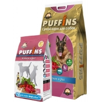 Puffins сухой корм для собак Ягненок и рис