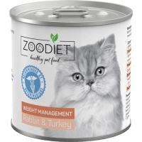 ZOODIET Weight Management Rabbit&Turkey консервы для кошек склонных к ожирению