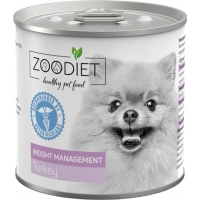 ZOODIET Weight Management Turkey консервы для собак склонных к ожирению Индейка